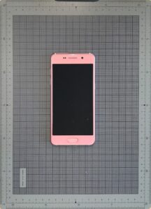 Galaxyfeel タッチパネル(フレーム付き) ピンク (オパールピンク) ※ﾌﾚｰﾑ極小ｷｽﾞ有