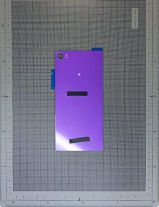 XperiaZ3 バックパネル 濃い紫