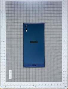 XperiaXZ バックパネル一体型フレーム フォレストブルー