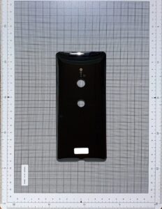 XperiaXZ3 バックパネル ブラック (カメラレンズ無し)