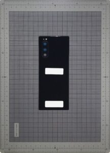 Xperia5 バックパネル ブラック (アウトカメラレンズ付き) ※パネルテープ(バック)付