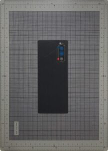 Xperia5 バックパネル ブラック (アウトカメラレンズ付き) ※パネルテープ(バック)付