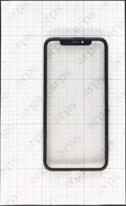iPhoneXR リペア用ガラス ベゼルフレーム・OCA一体型 黒
