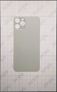 iPhone11Pro バックガラス (レンズ部拡張版) シルバー