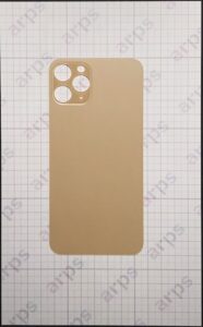 iPhone11Pro バックガラス (レンズ部拡張版) ゴールド