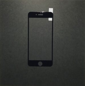 iPhone7, 8 共通 強化ガラス ハード全面 黒