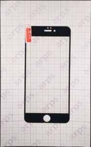 iPhone6Plus, 6sPlus 共通 強化ガラス ハード全面 黒