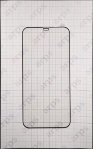 iPhone12ProMax 強化ガラス ハード全面 黒