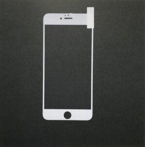 iPhone6Plus, 6sPlus 共通 強化ガラス ハード全面 白