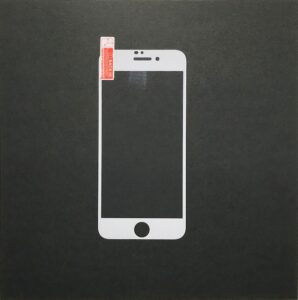 iPhone7, 8 共通 強化ガラス ハード全面 白