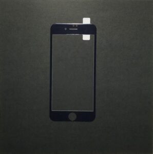 iPhone7, 8 共通 強化ガラス ソフト全面(3D曲面) 黒
