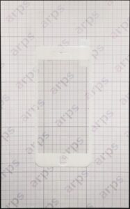 iPhone6, 6s 共通 強化ガラス ソフト全面(3D曲面) 白
