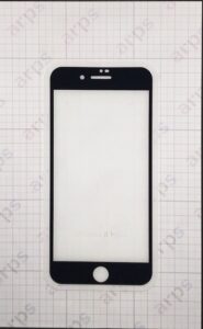 iPhone7Plus, 8Plus 共通 強化ガラス アンチグレア 指紋防止 黒