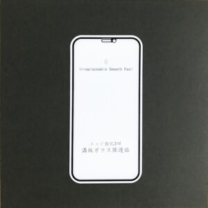 iPhoneXR, 11 共通 強化ガラス アンチグレア 指紋防止 黒
