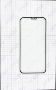 iPhone12, 12Pro 共通 強化ガラス アンチグレア 指紋防止 黒