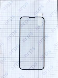 iPhone13mini 全面強化ガラス ソフト(3D曲面) 黒