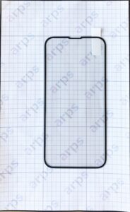 iPhone13, 13Pro 共通 全面強化ガラス ソフト(3D曲面) 黒