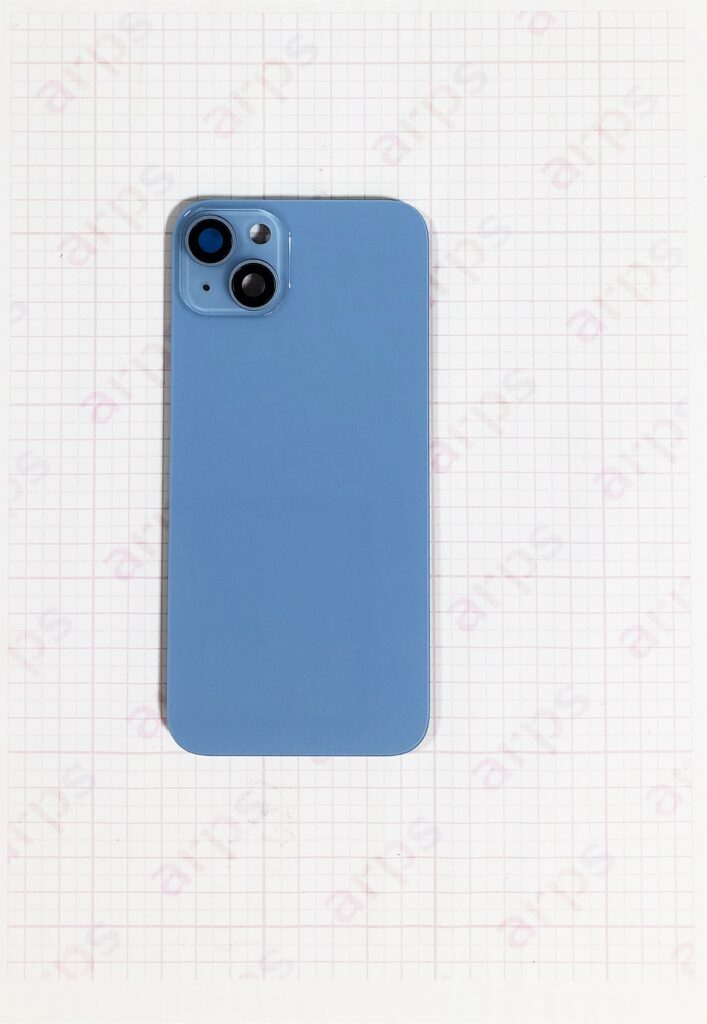 iPhone14Plus バックガラス (アウトカメラレンズ付き) 青