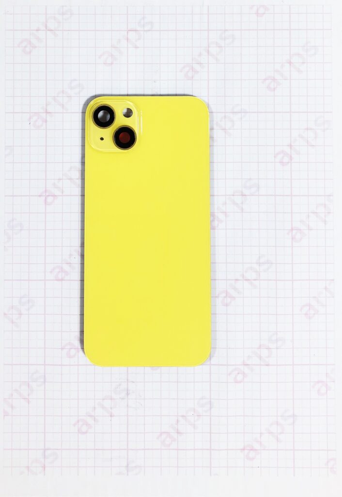 iPhone14Plus バックガラス (アウトカメラレンズ付き) 黄
