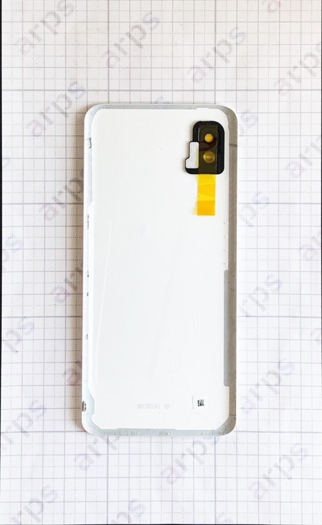 GalaxyA21 (日本版, SCV49) バックパネル ホワイト カメラレンズ付き A品 (IMEI記載あり)
