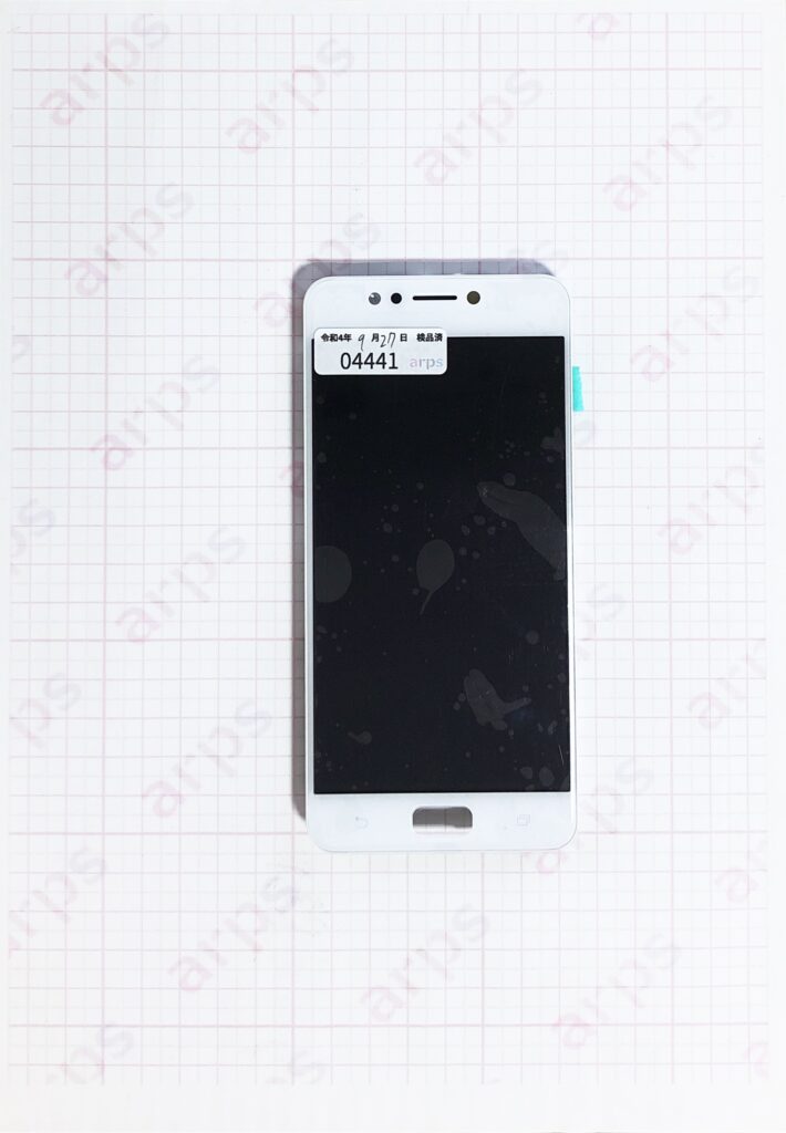 Zenfone4 Max (ZC520KL) タッチパネル フレーム付 白