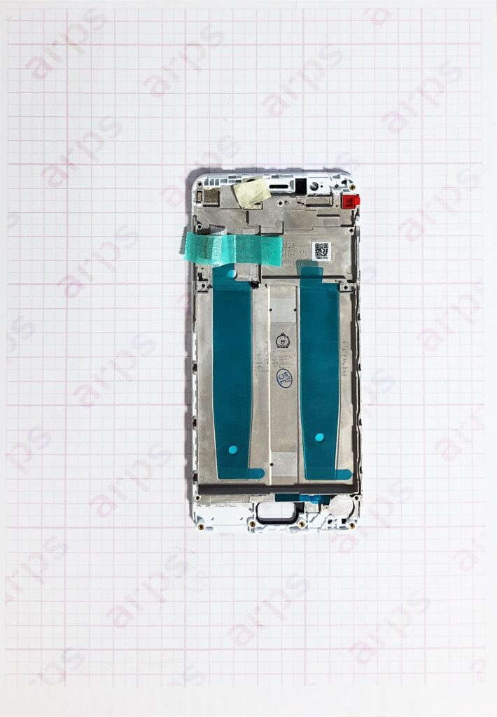 Zenfone4 Max (ZC520KL) タッチパネル フレーム付 白