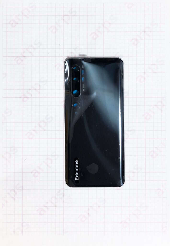 Xiaomi Mi Note10Pro バックパネル ミッドナイトブラック (カメラレンズ付き)