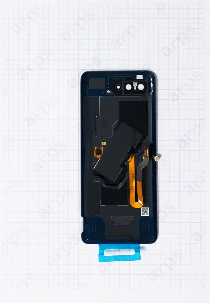ROG Phone5SPro (ZS676KS) バックパネル ブラック (アウトカメラレンズ付き)