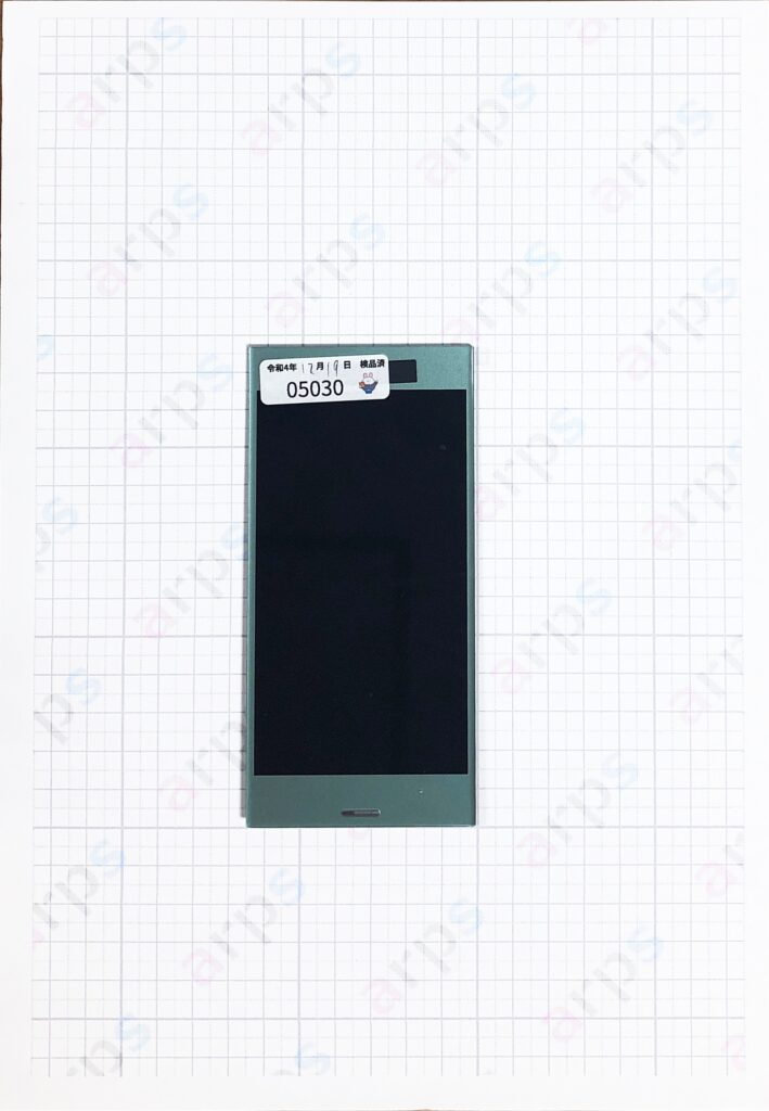 XperiaXZ1 Compact タッチパネル ブルー ※パネルテープ(フロント)付