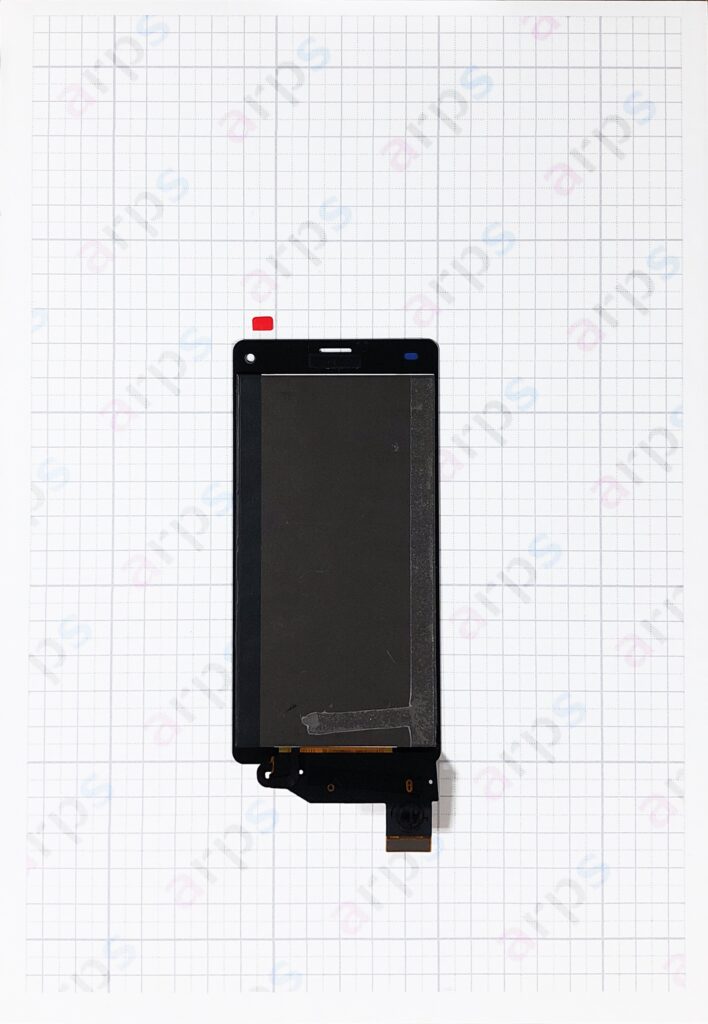(XperiaZ3Compact, A4) 共通 タッチパネル 黒 ※パネルテープ(フロント・バック)付