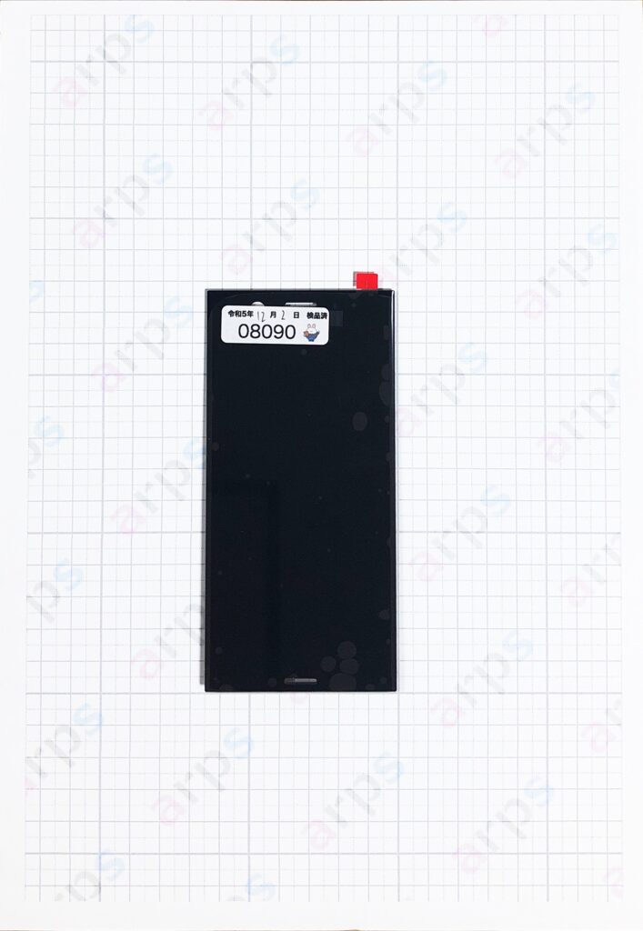 XperiaXZ1 Compact タッチパネル ブラック ※パネルテープ(フロント)付
