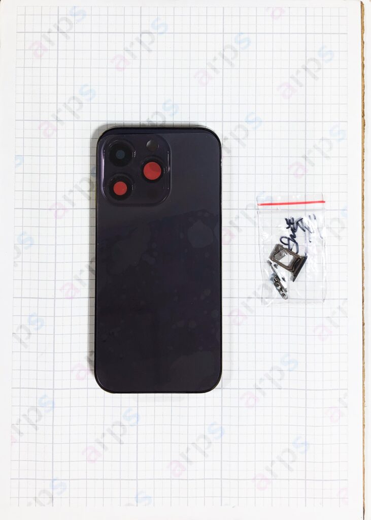 iPhone14Pro バックパネル フレーム一体型 紫