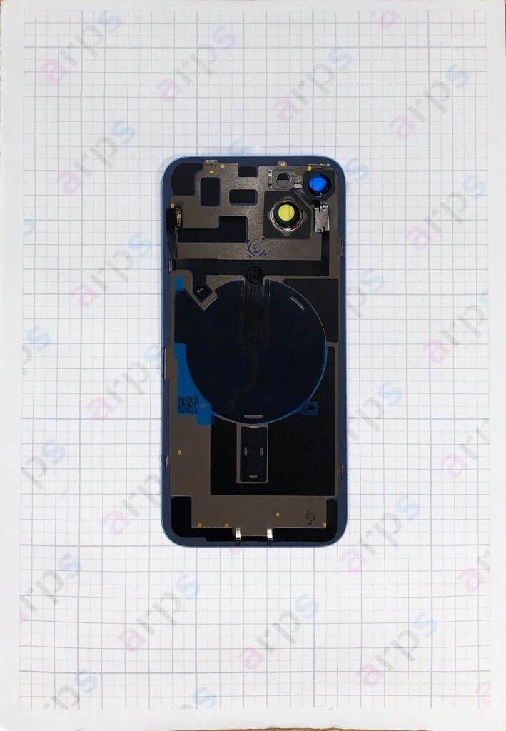iPhone14Plus バックガラス 一体型 アセンブリ 青