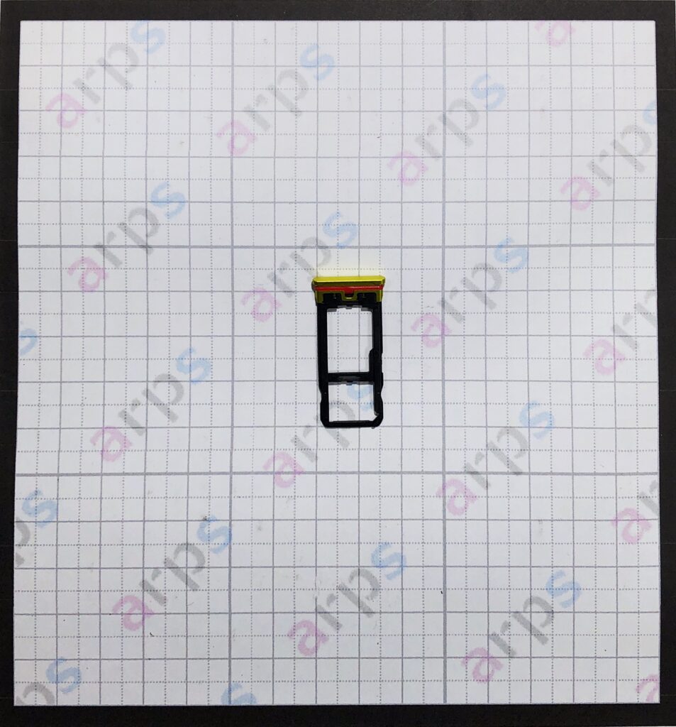 AQUOS sense4 SIMトレー イエロー