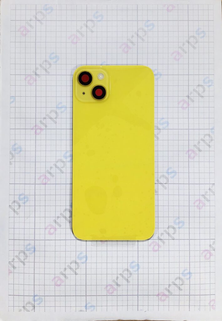 iPhone14Plus バックガラス 一体型 アセンブリ 黄