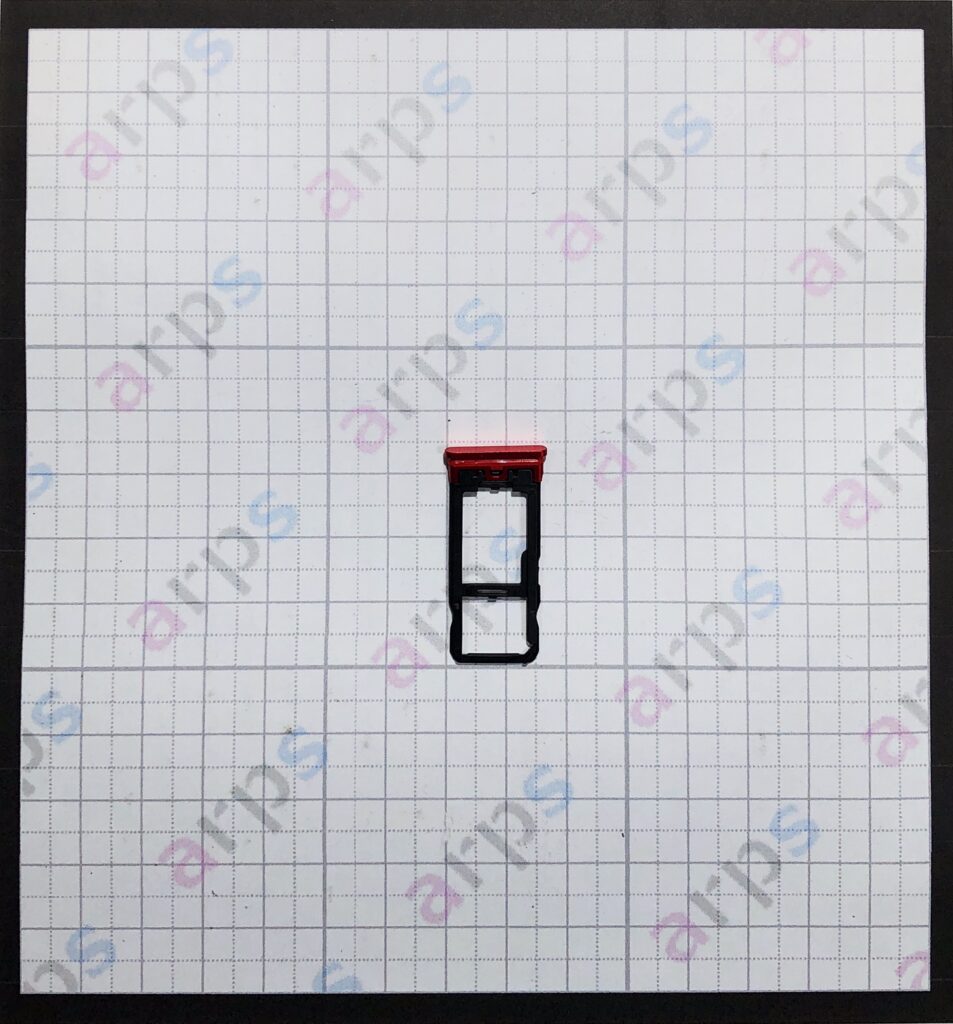 AQUOS sense4 SIMトレー レッド