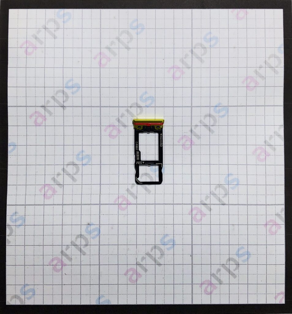 AQUOS sense4 SIMトレー イエロー