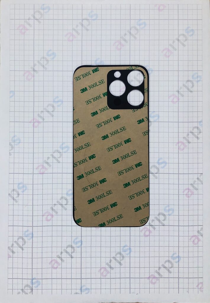 iPhone14ProMax バックガラス (レンズ部拡張版) 紫