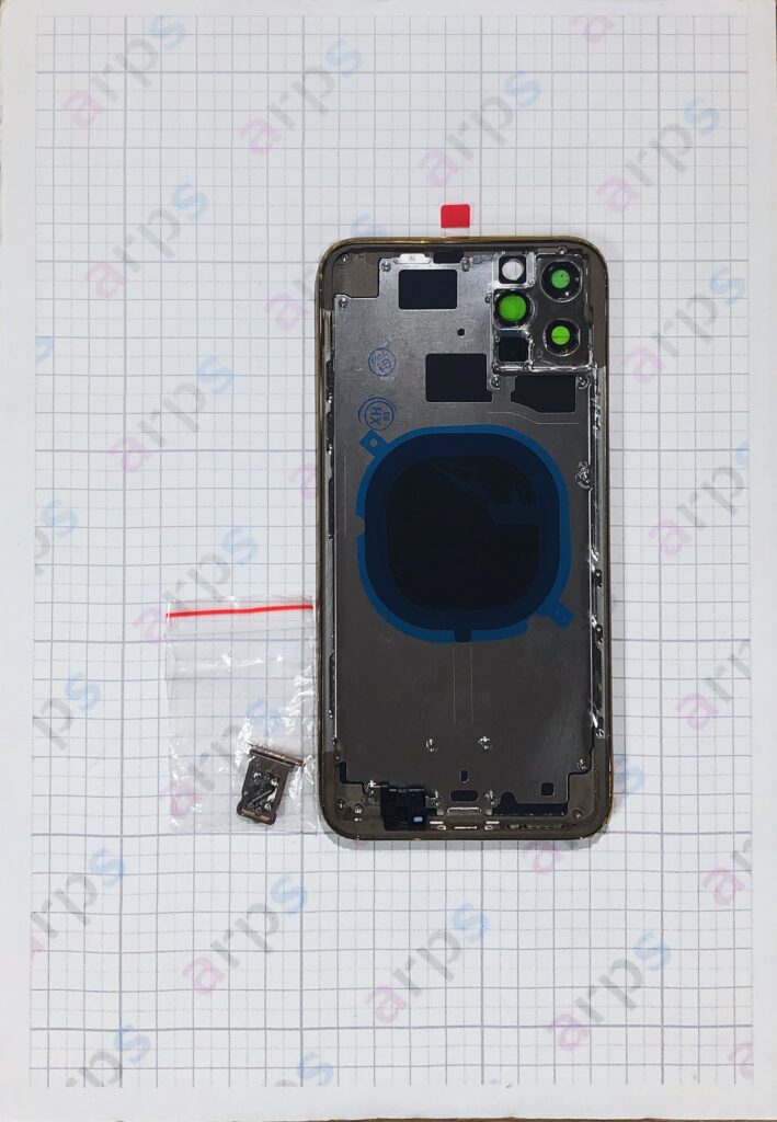 iPhone11Promax バックパネル (フレーム一体型) ゴールド