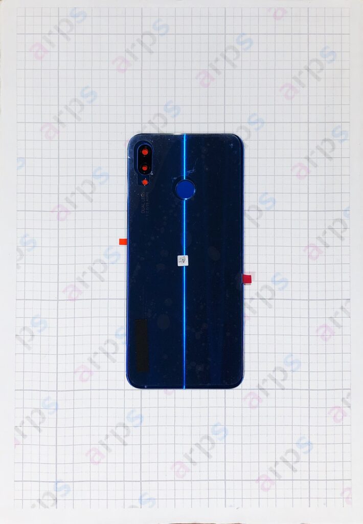 HUAWEI P20 lite バックパネル 青 (カメラレンズ付き）