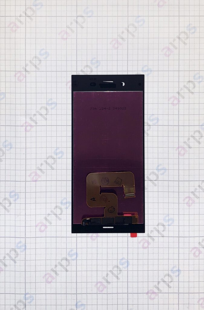 XperiaXZ1 タッチパネル ブラック ※パネルテープ(フロント)付