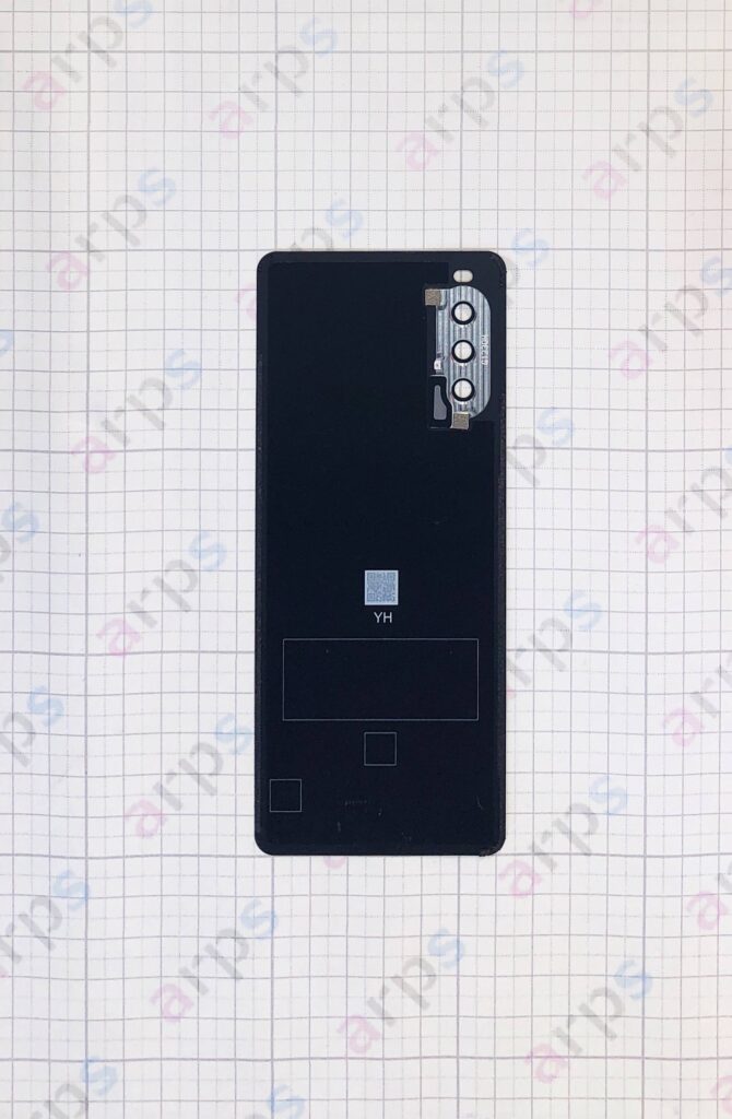 Xperia 10 III (SO-52B) バックパネル ブラック アウトカメラレンズ付き