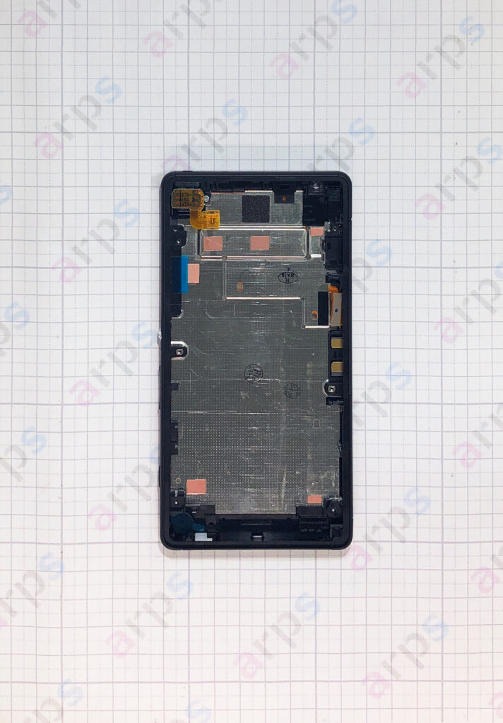 Xperia ZL2 フロントパネル ブラック(ベゼル有)