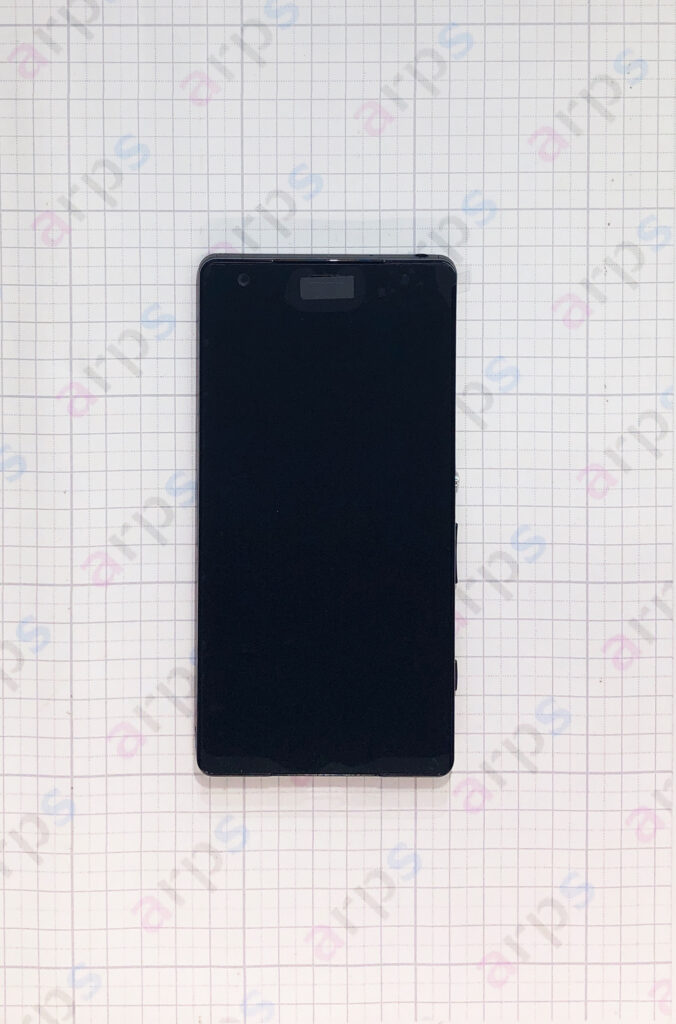 Xperia ZL2 フロントパネル ブラック(ベゼル有)